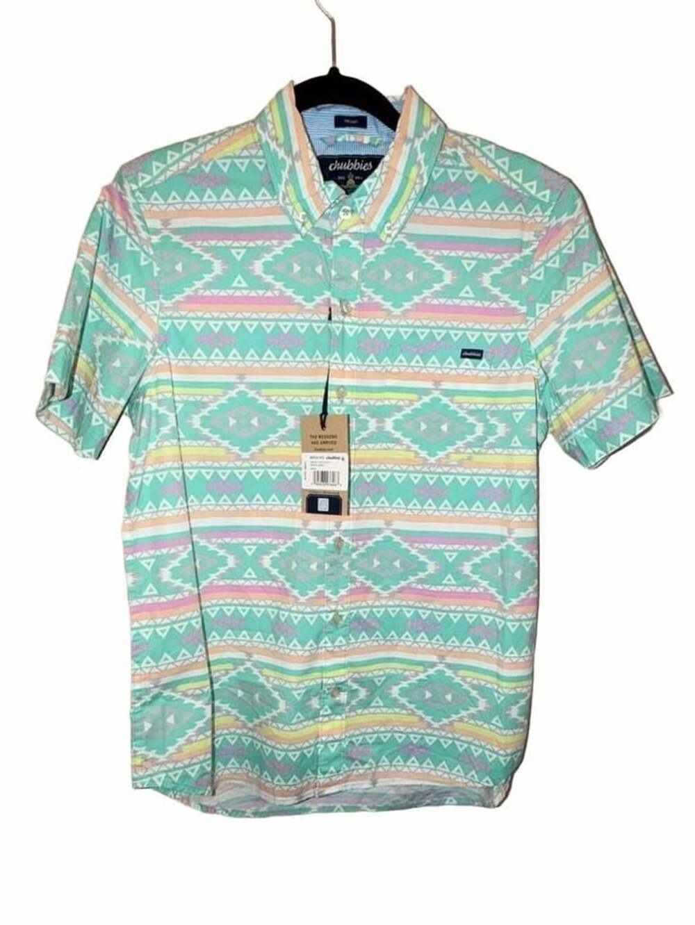 Chubbies The En Fuego Wild Short Sleeve Button Down Shirt